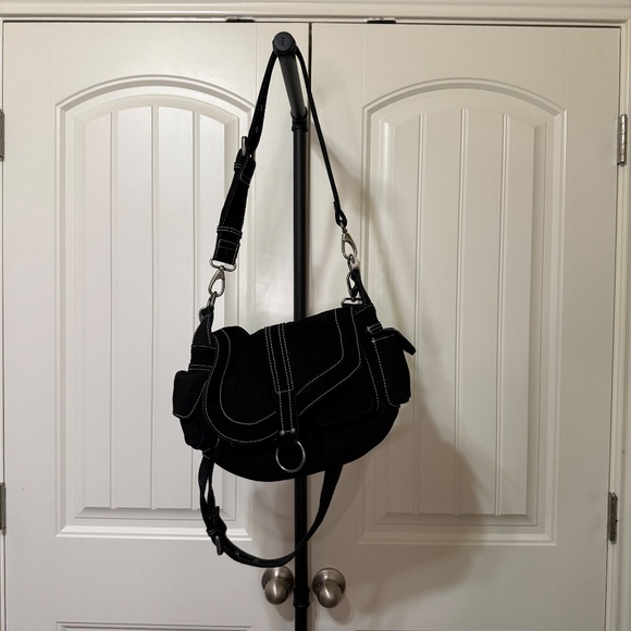 Free People Wylie Suede Saddle Bag  *NWT* - Picture 6 of 9